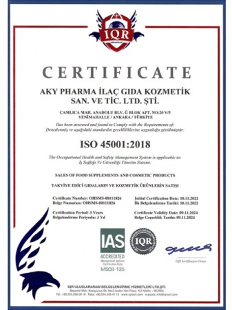 Certifications of Our Manufacturing Facility